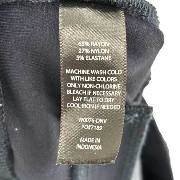 Betabrand Classic Dress Yoga Pant Straight Leg Navy Blue Large Petite - Picture 7 of 7